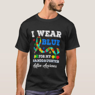 Camiseta Eu Uso Azul Para Minha Netos Autismo Avó