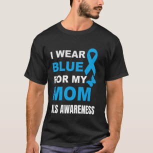 CAMISETA EU USO AZUL PELA CONSCIENTIZAÇÃO DA ALS DA MINHA M