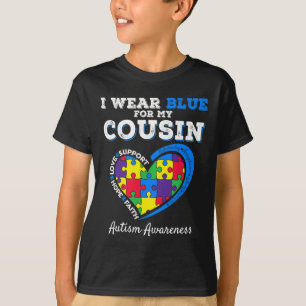 Camiseta Eu Uso Azul Pelo Dia de Conscientização do Autismo