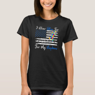 Camiseta Eu Uso Azul Pelo Mês de Conscientização do Autismo