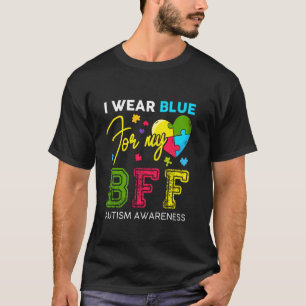 Camiseta Eu Uso Azul Pelo Meu Melhor Amigo Conscientização