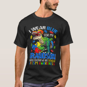 Camiseta Eu Uso Azul Pelo Meu Neto Mais Forte Conscientizaç