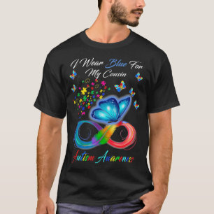 Camiseta Eu Uso Azul Pelo Meu Primo Presentes de Conscienti