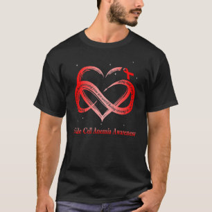 Camiseta Eu Uso Burgundy Para Conscientização da Anemia Fal