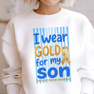 Camiseta Eu Uso Dourado Pelo Meu Filho Conscientização do C