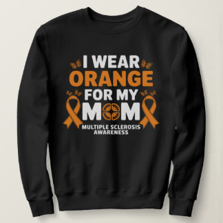 Camiseta Eu Uso Laranja para a Esclerose Múltipla da Minha 