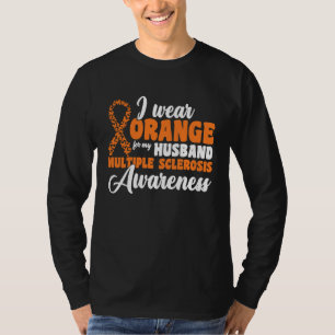 Camiseta Eu Uso Laranja Pelo Meu Pai Conscientização da Esc