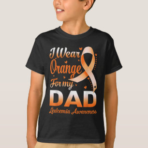 Camiseta Eu Uso Laranja Pelo Meu Pai Fita de Conscientizaçã