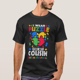 Camiseta Eu Uso Puzzle Para A Consciência Do Autismo Do Meu