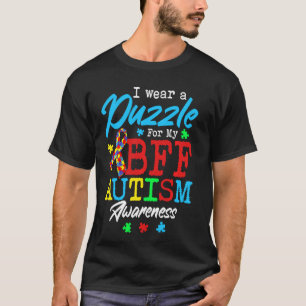Camiseta Eu Uso Puzzle Para Meu Melhor Amigo Orgulhoso Auti