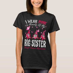 Camiseta Eu Uso Rosa Em Memória Da Minha Irmã Mais Velha Ca
