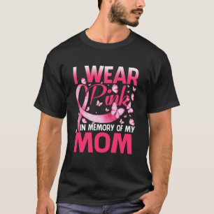 Camiseta Eu Uso Rosa Em Memória Da Minha Mãe