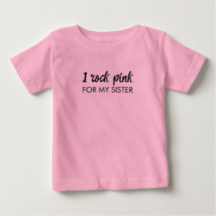 Camiseta Eu Uso Rosa   Nome Personalizado de Apoio ao Cânce