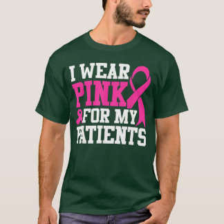 Camiseta Eu Uso Rosa Para a Conscientização do Câncer de Ma