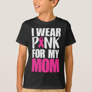Camiseta Eu Uso Rosa Para a Conscientização do Câncer de Ma