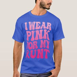 Camiseta Eu Uso Rosa Para a Fita do Esquadrão de Apoio à Mi