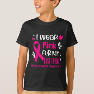 Camiseta Eu Uso Rosa Para a Minha Melhor Amiga Conscientiza