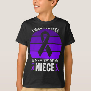 Camiseta Eu Uso Rosto Roxo de Sobredosagem Consciencializaç