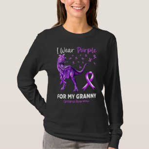Camiseta Eu Uso Roxo Para A Conscientização Da Epilepsia Da