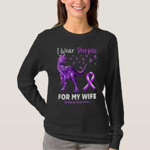 Camiseta Eu Uso Roxo Para a Conscientização da Epilepsia da
