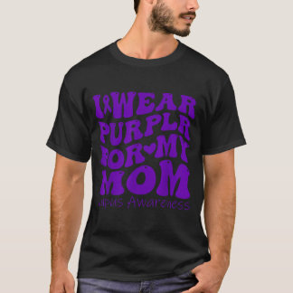 Camiseta Eu Uso Roxo Para a Conscientização do Lúpus da Min