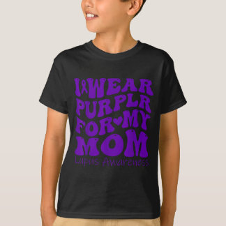 Camiseta Eu Uso Roxo Para a Conscientização do Lúpus da Min