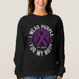 Camiseta Eu Uso Roxo Para a Minha Sobrinha Lupus Sobrinha C