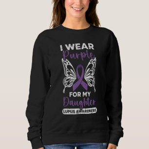 Camiseta Eu Uso Roxo Para o Suporte à Conscientização do Lú