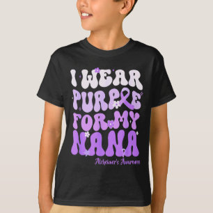 Camiseta Eu Uso Roxo Pela Conscientização da Doença de Nana