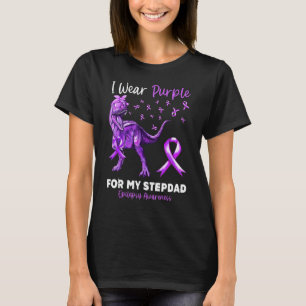 Camiseta Eu Uso Roxo Pelo Meu Padrasto Conscientização sobr