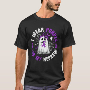 Camiseta Eu Uso Roxo Pelo Meu Sobrinho Conscientização sobr