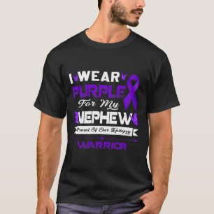 Camiseta Eu Uso Roxo Pelo Meu Sobrinho Orgulhoso Da Nossa E