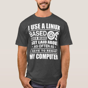 Camiseta Eu Uso Um Presente Técnico Tão Engraçado Basead