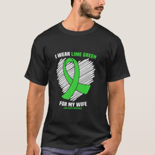 Camiseta Eu Uso Verde Lima Para a Conscientização da Doença