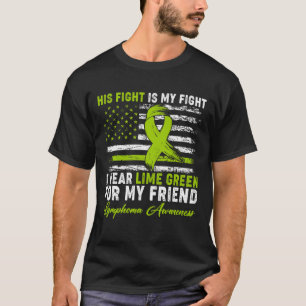 Camiseta Eu Uso Verde Lima Para O Meu Amigo Conscientização