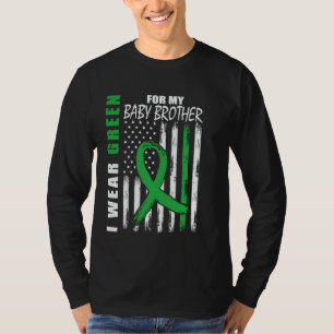 Camiseta Eu Uso Verde Para a Consciência da Paralisia Cereb
