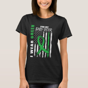 Camiseta Eu Uso Verde Para a Conscientização da Paralisia C