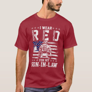 Camiseta Eu Uso Vermelho às Sextas-Feiras pelo Meu Genro