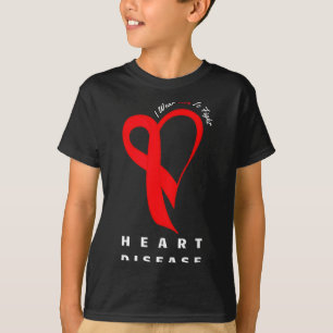 Camiseta Eu Uso Vermelho Para Combater a Doença Cardíaca Co