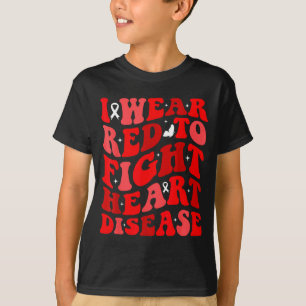 Camiseta Eu Uso Vermelho Para Lutar Contra a Doença Cardíac