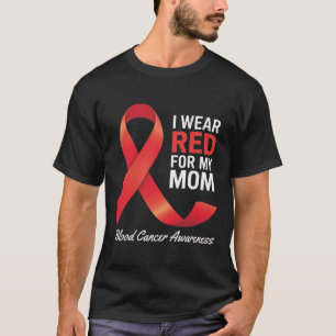 Camiseta Eu Uso Vermelho Pelo Mês de Conscientização do Cân