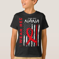 Eu Uso Vermelho Pelo Meu Nana Conscientização sobr