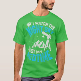 Camiseta Eu Vejo O Céu Noturno Passando O Meu Tempo De Mama