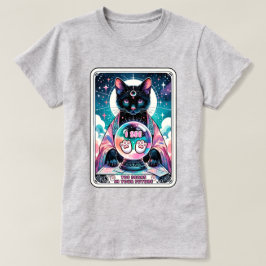 Camiseta Eu Vejo O Tarô De Gato Do Feijão De Gato De Gato T