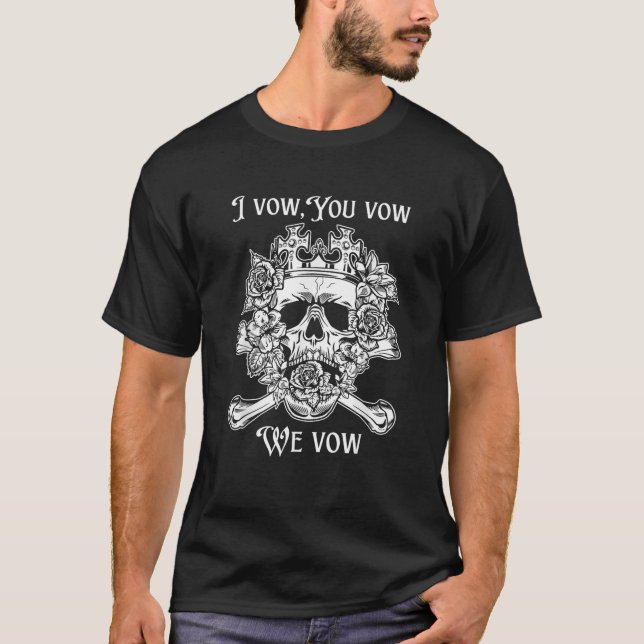 Camiseta Eu Vejo Que Vemos Romances Ritais Escuros Muçulman (Frente)