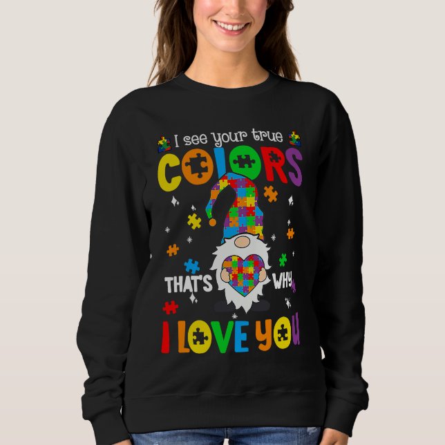 Camiseta Eu Vejo Suas Cores Verdadeiras Gnomos Conscientiza (Frente)