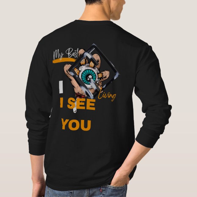 Camiseta Eu vejo você (Verso)