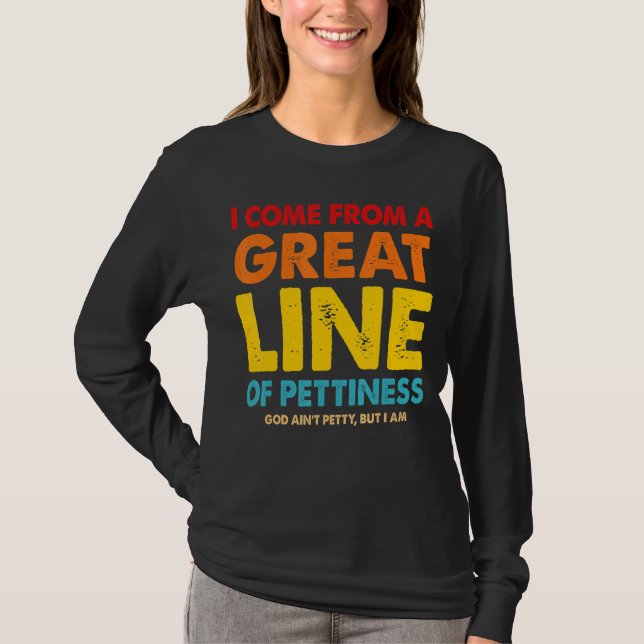 Camiseta Eu Venho De Uma Linha De Excelente (Frente)