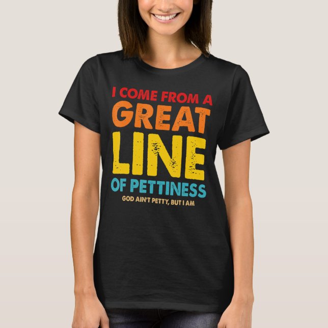 Camiseta Eu Venho De Uma Linha De Excelente (Frente)