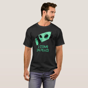 Camiseta Eu venho em paz